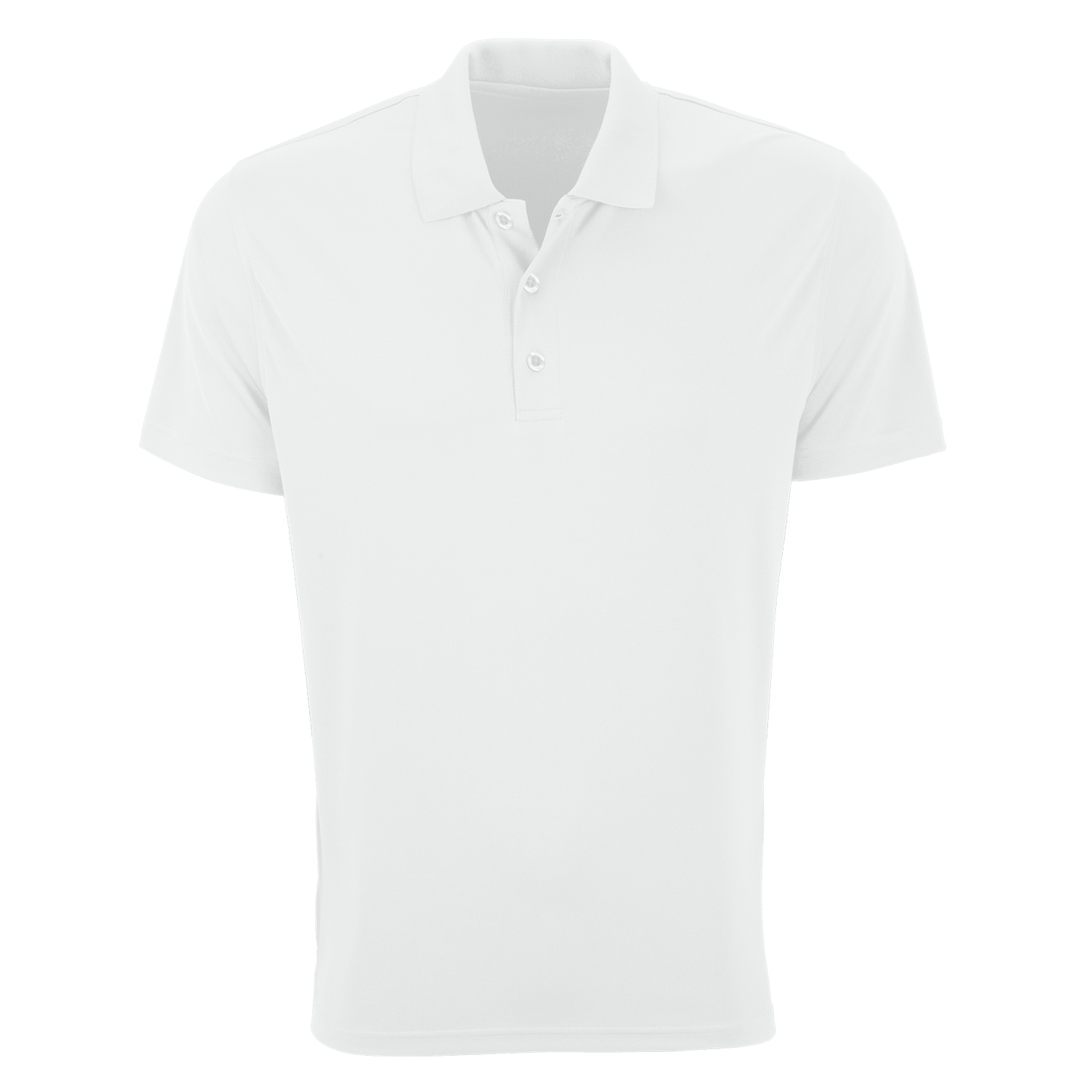 Vansport Polos S / White Vansport - Men's Omega Solid Mesh Tech Polo