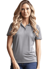 Vansport Polos Vansport - Women's Omega Solid Mesh Tech Polo