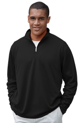 Vansport Sweatshirts S / Black Vansport - Men's Mesh 1/4-Zip Tech Pullover