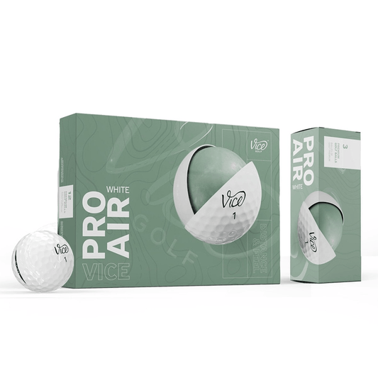 Vice Golf Golf Balls One Dozen / White Vice - Pro Air Golf Ball White Box 12-Pack