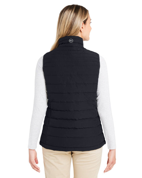 Doudoune Gilet Vineyard Vines – Noir – Taille XXS – Motif Tartan/Écossais – Neuf Avec Étiquette