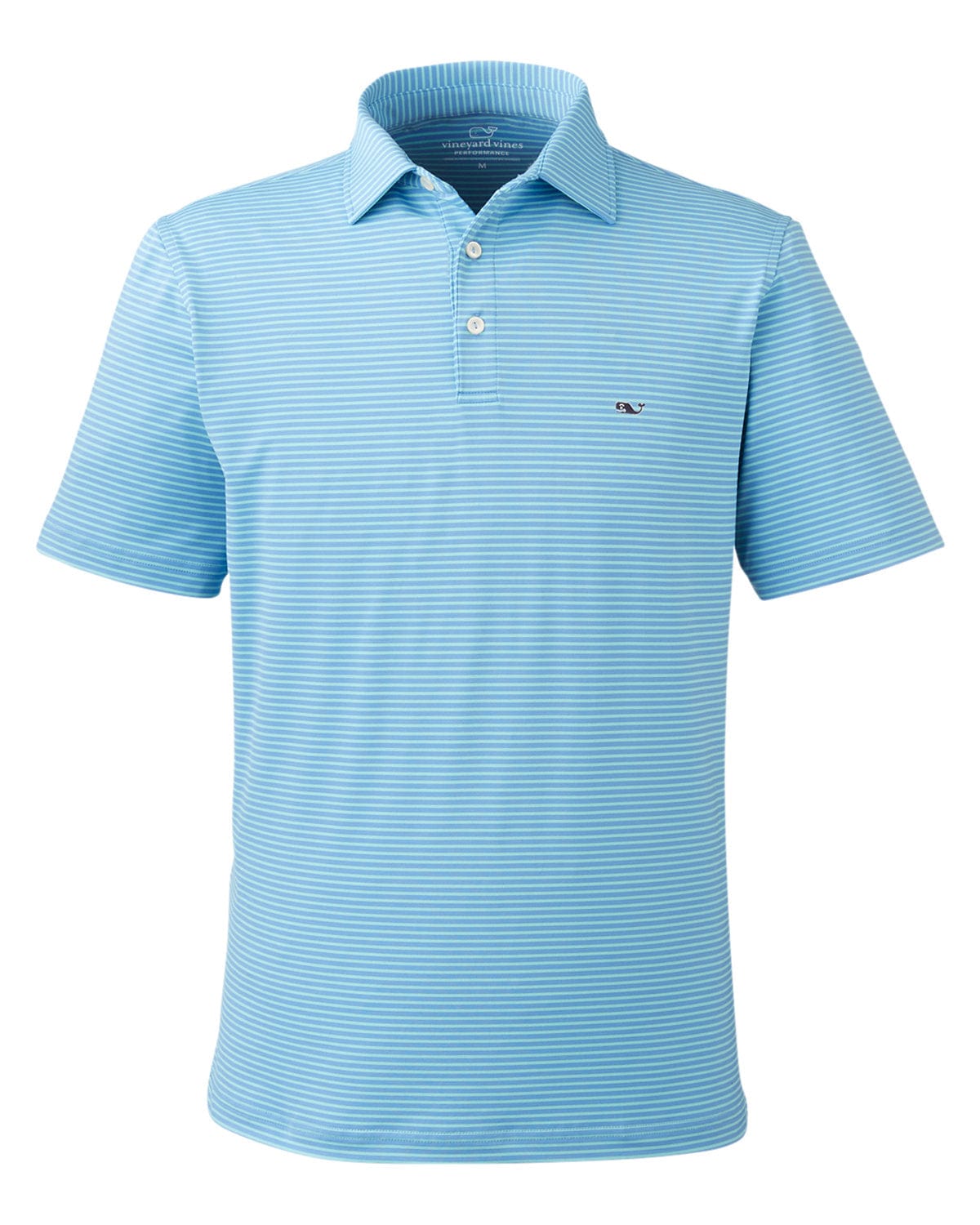 New Vineyard 2024 Vines Performance Bradley Stripe Sankaty Golf Polo Mens XL Blue