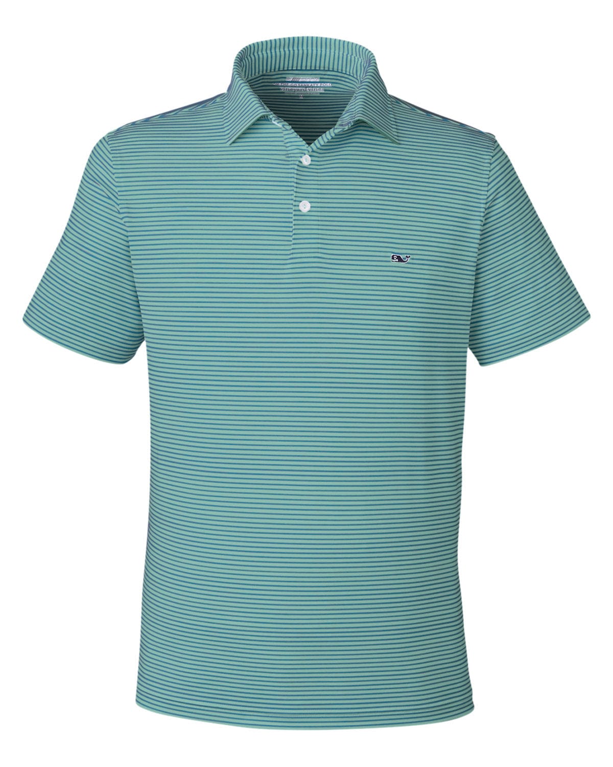 Vineyard Vines Polos S / Sea Clay Green Vineyard Vines - Men's Bradley Stripe Sankaty Polo