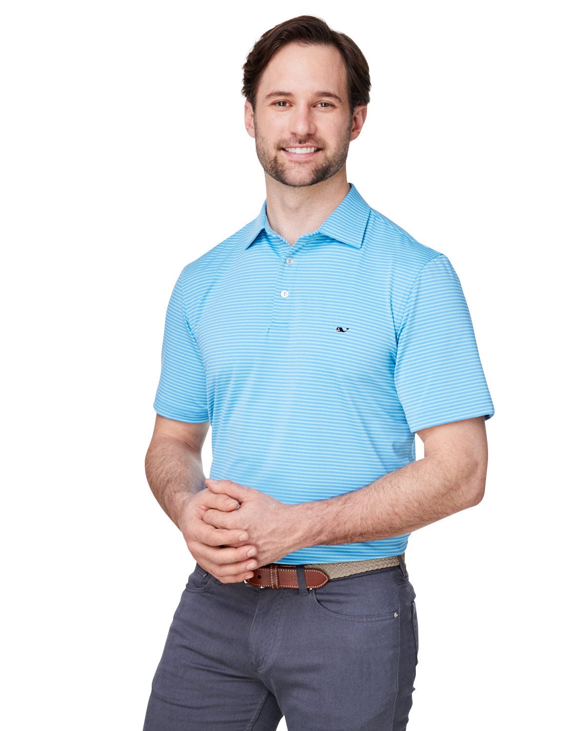 Vineyard Vines Polos Vineyard Vines - Men's Bradley Stripe Sankaty Polo