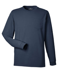 Vineyard Vines Woven Shirts XS / Blue Blazer/WhiteCap Vineyard Vines - Long Sleeve Pocket T-Shirt
