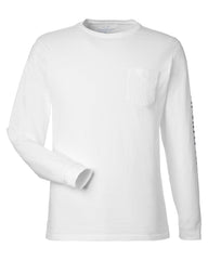 Vineyard Vines Woven Shirts XS / WhiteCap/Blue Blazer Vineyard Vines - Long Sleeve Pocket T-Shirt