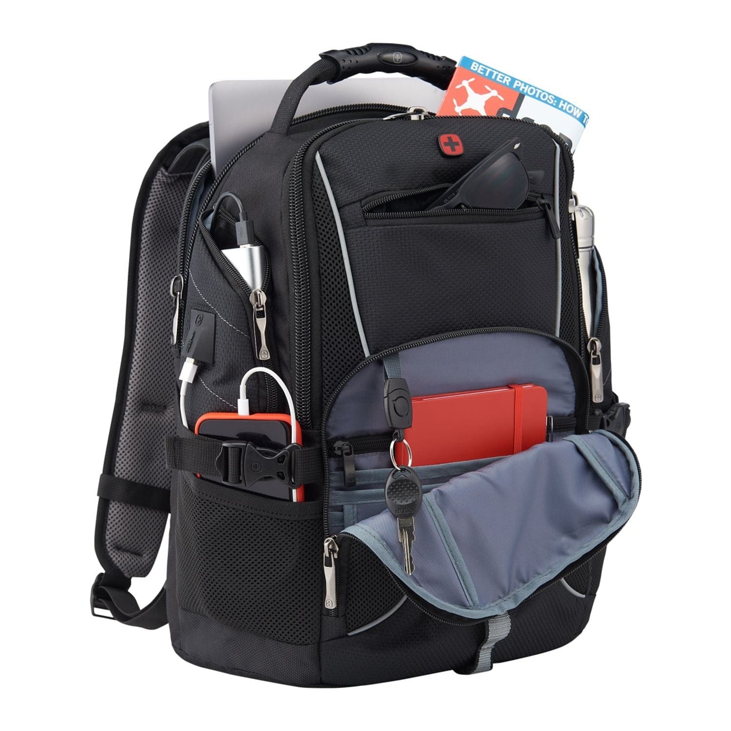 Wenger Bags One Size / Charcoal Wenger - Pro II 17" Computer Backpack
