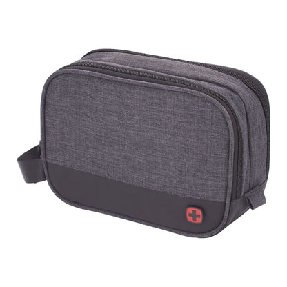 Wenger Bags One Size / Charcoal Wenger - RPET Dual Compartment Dopp Kit