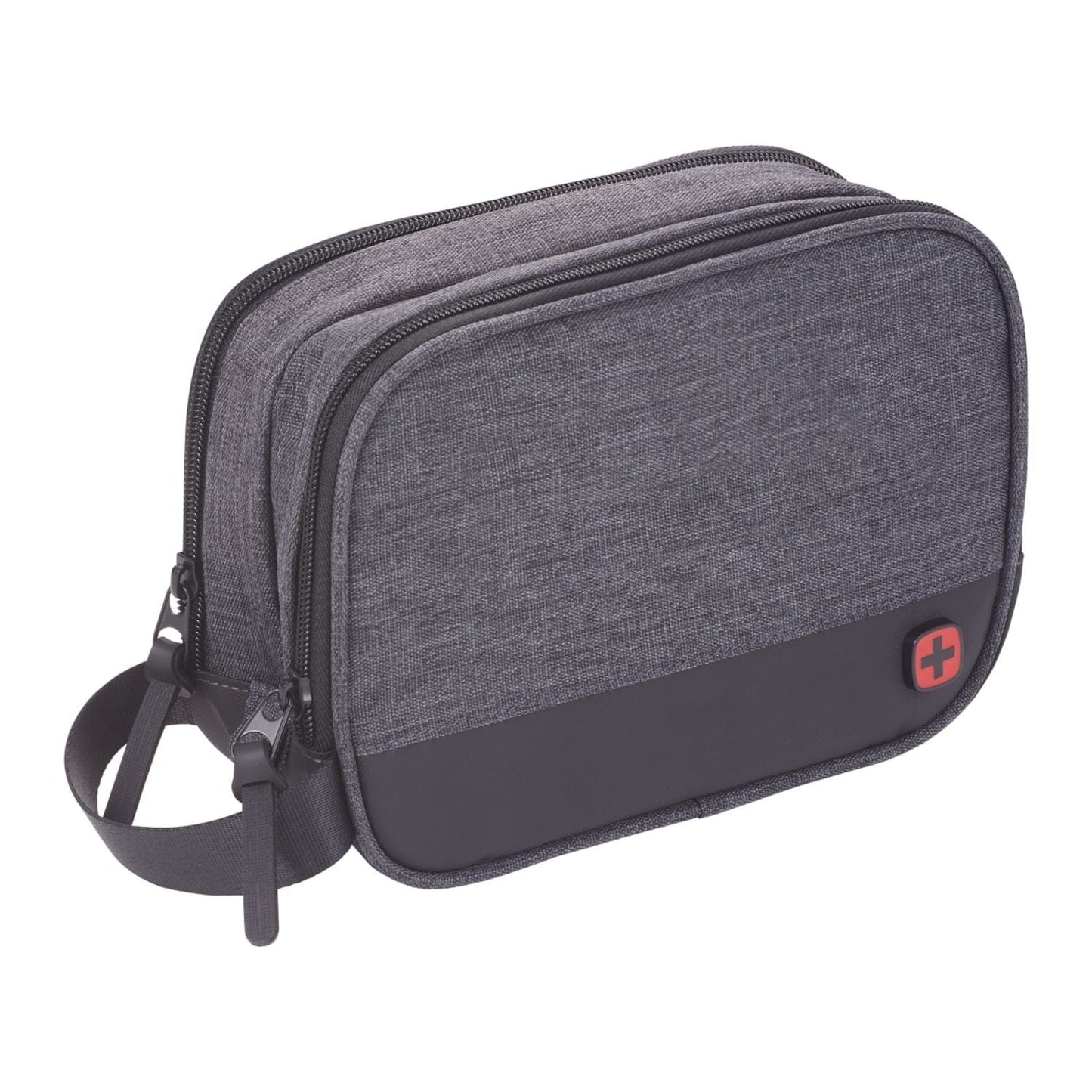 Wenger Bags One Size / Charcoal Wenger - RPET Dual Compartment Dopp Kit