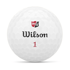 Wilson Accessories One Dozen / White Wilson - Custom Duo Soft+ White Box Dozen