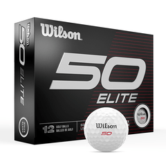 Wilson Accessories One Dozen / White Wilson - Custom Staff 50 Elite White Box Dozen