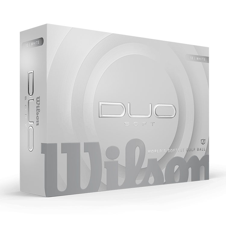 Wilson Golf Balls One Dozen / White Wilson - Custom Duo Soft White Box Dozen