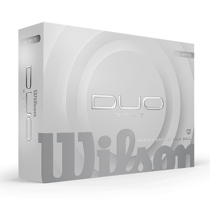 Wilson Golf Balls One Dozen / White Wilson - Custom Duo Soft White Box Dozen