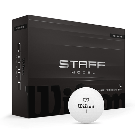Wilson Golf Balls One Dozen / White Wilson - Custom Staff Model White Box Dozen