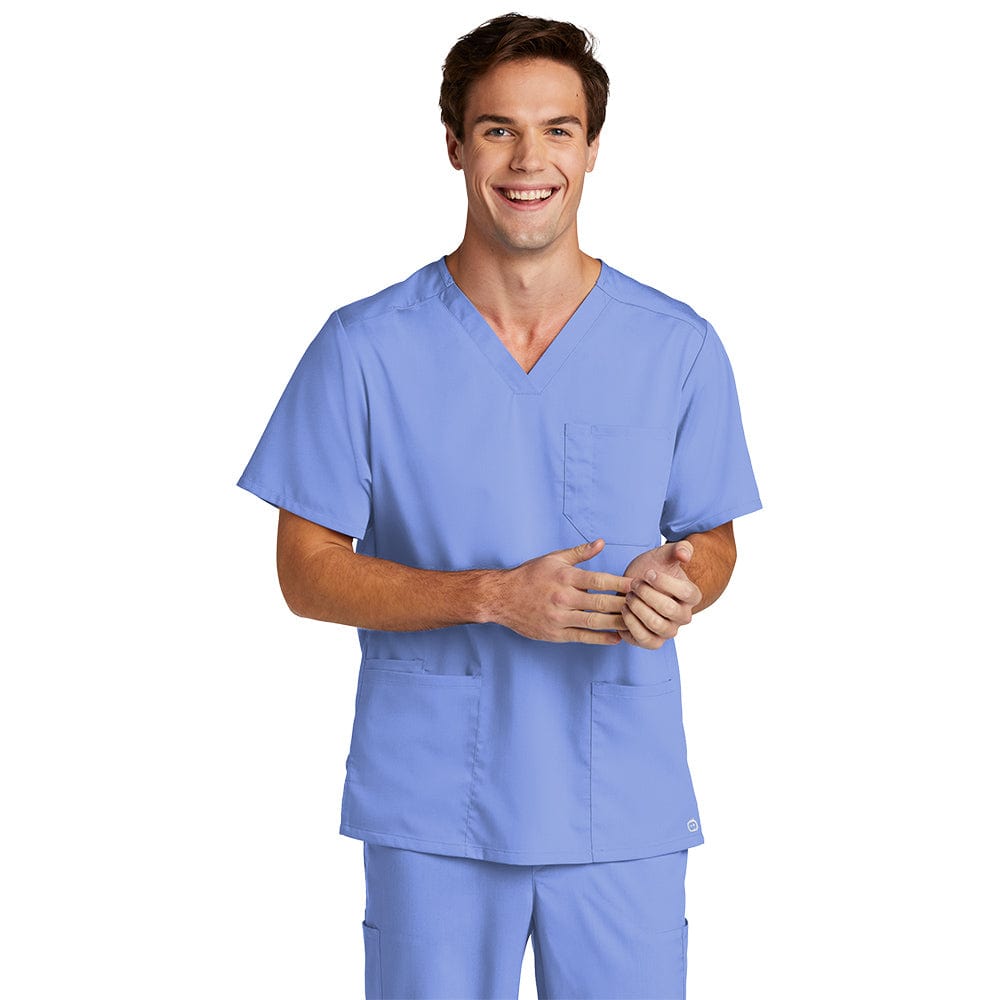 WonderWink Scrubs WonderWink - Men's Premiere Flex™ V-Neck Top