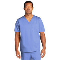 WonderWink Scrubs WonderWink - Unisex WorkFlex™ Chest Pocket V-Neck Top