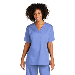 WonderWink Scrubs WonderWink - Unisex WorkFlex™ Chest Pocket V-Neck Top