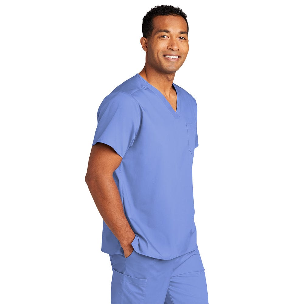 WonderWink Scrubs WonderWink - Unisex WorkFlex™ Chest Pocket V-Neck Top