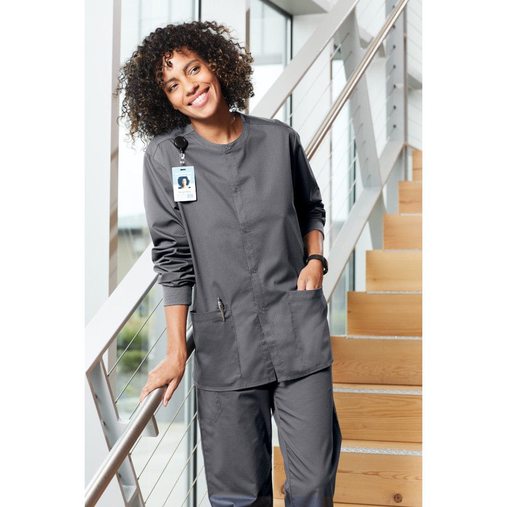 WonderWink Scrubs WonderWink - Unisex WorkFlex™ Snap-Front Scrub Jacket