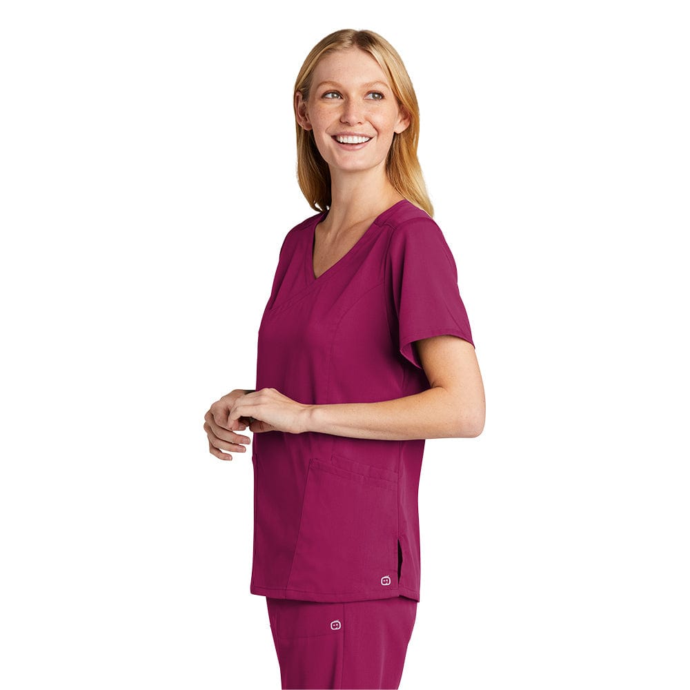 WonderWink Scrubs WonderWink - Women’s Premiere Flex™ Mock Wrap Top