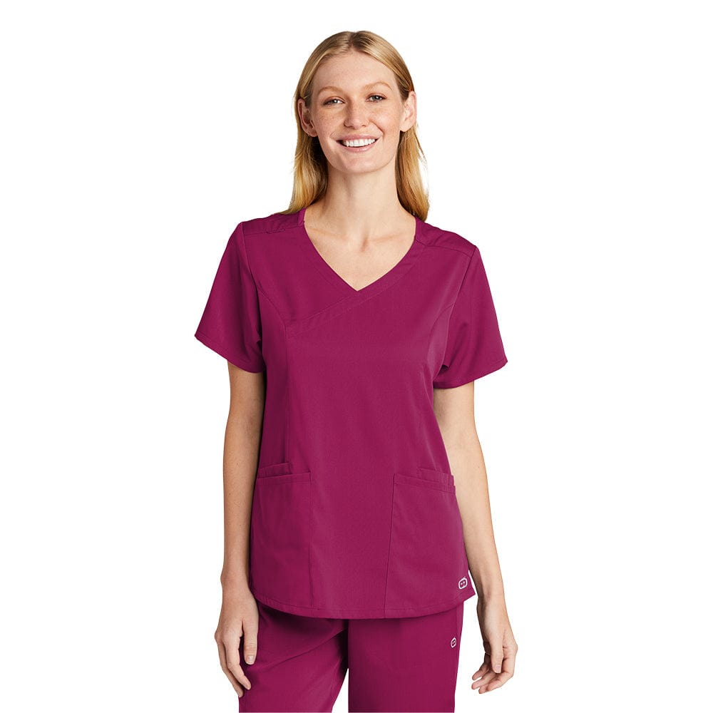 WonderWink Scrubs WonderWink - Women’s Premiere Flex™ Mock Wrap Top