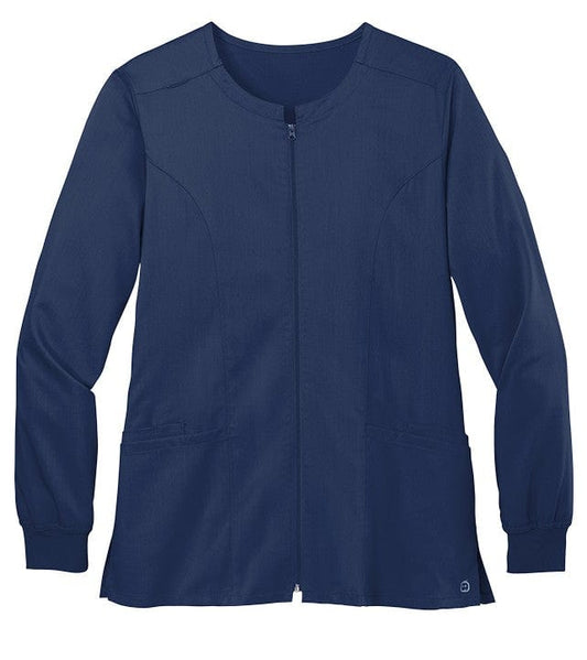 WonderWink Scrubs XXS / Navy WonderWink - Women’s Premiere Flex™ Full-Zip Scrub Jacket