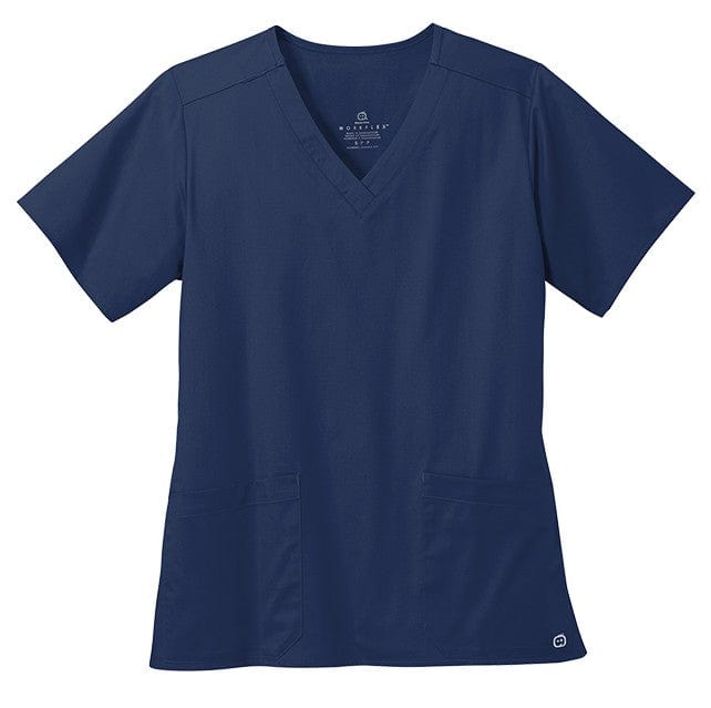 WonderWink Scrubs XXS / Navy WonderWink - Women's WorkFlex™ V-Neck Top