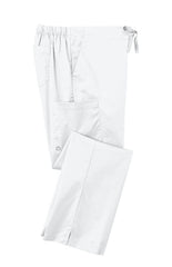 WonderWink Scrubs XXS PETITE / White WonderWink - Women's Petite WorkFlex™ Flare Leg Cargo Pant