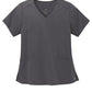 WonderWink Scrubs XXS / Pewter WonderWink - Women’s Premiere Flex™ Mock Wrap Top