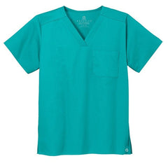 WonderWink Scrubs XXS / Teal Blue WonderWink - Unisex WorkFlex™ Chest Pocket V-Neck Top