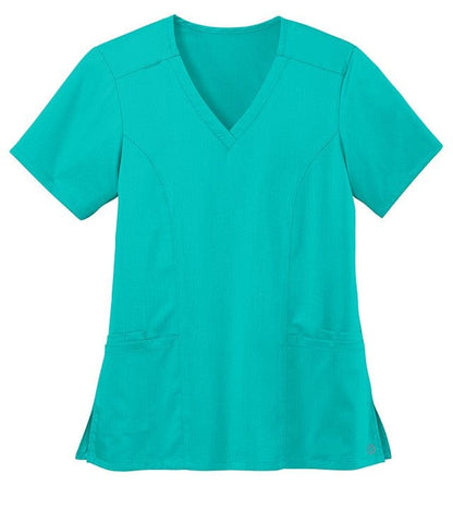 WonderWink Scrubs XXS / Teal Blue WonderWink - Women’s Premiere Flex™ V-Neck Top