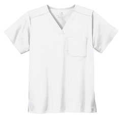 WonderWink Scrubs XXS / White WonderWink - Unisex WorkFlex™ Chest Pocket V-Neck Top