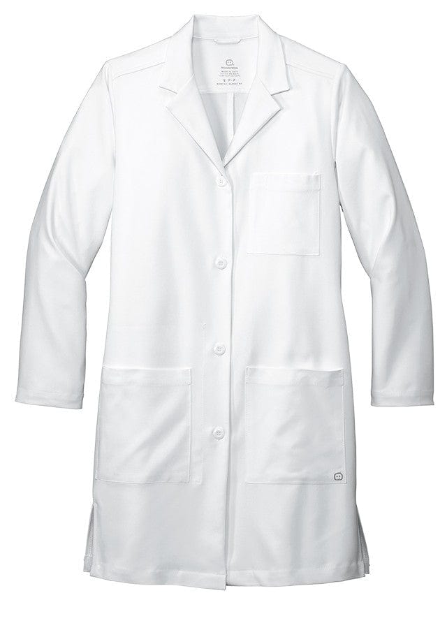 WonderWink Scrubs XXS / White WonderWink - Women's Long Lab Coat