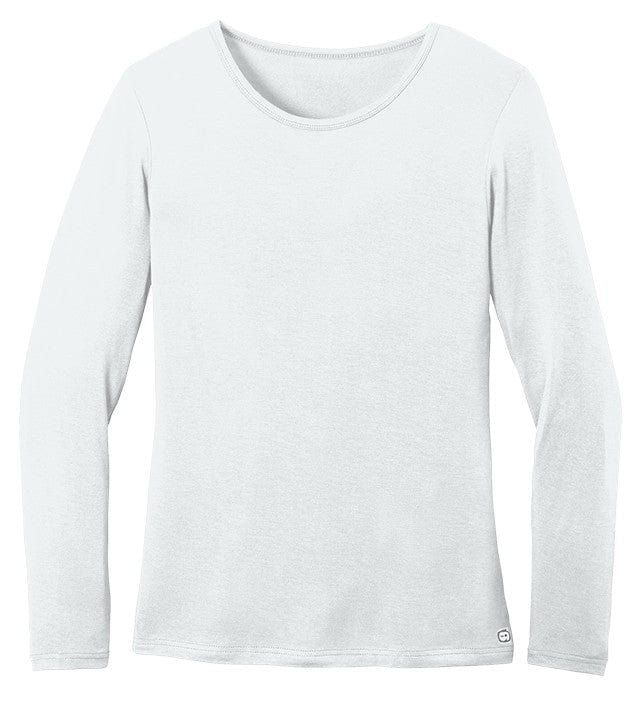 WonderWink Scrubs XXS / White WonderWink - Women's Long Sleeve Layer Tee