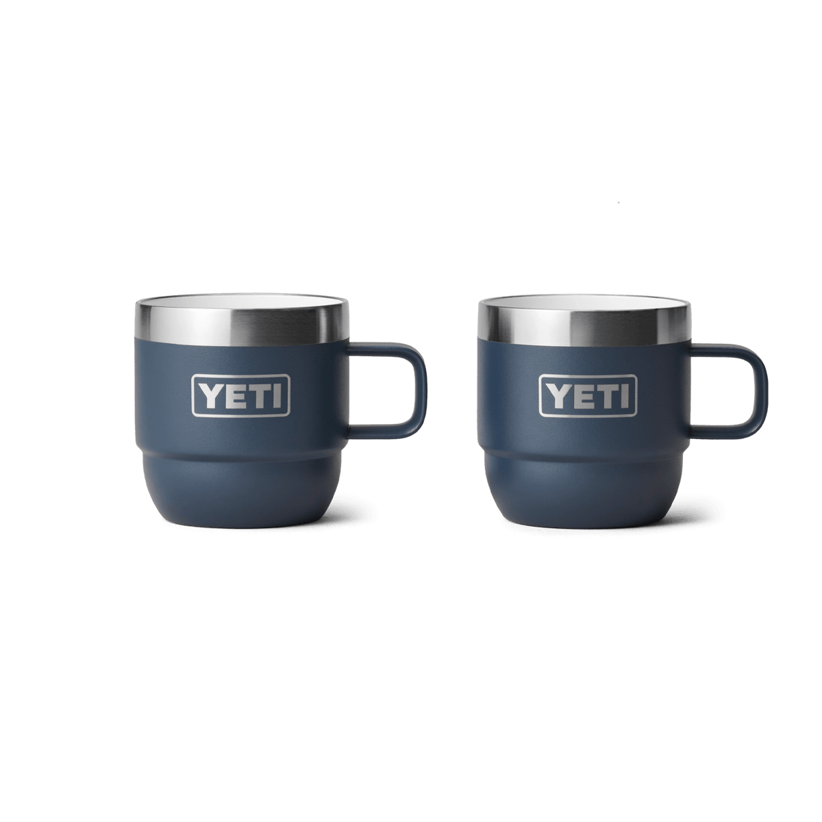 Rambler 6oz Stackable Mugs Set | Laser-Etched Logo | YETI Rambler 6oz Stackable Mugs Set | Laser-Etched Logo | YETI