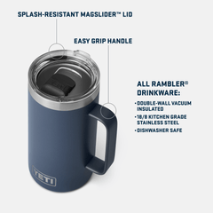 YETI Accessories YETI - Rambler 24oz Stackable Mug w/ Magslider Lid