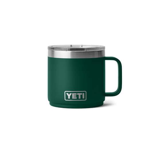 YETI Drinkware 14oz / Black Forest Green YETI - Rambler 14oz Stackable Mug w/ DuraSip™ Ceramic Lining
