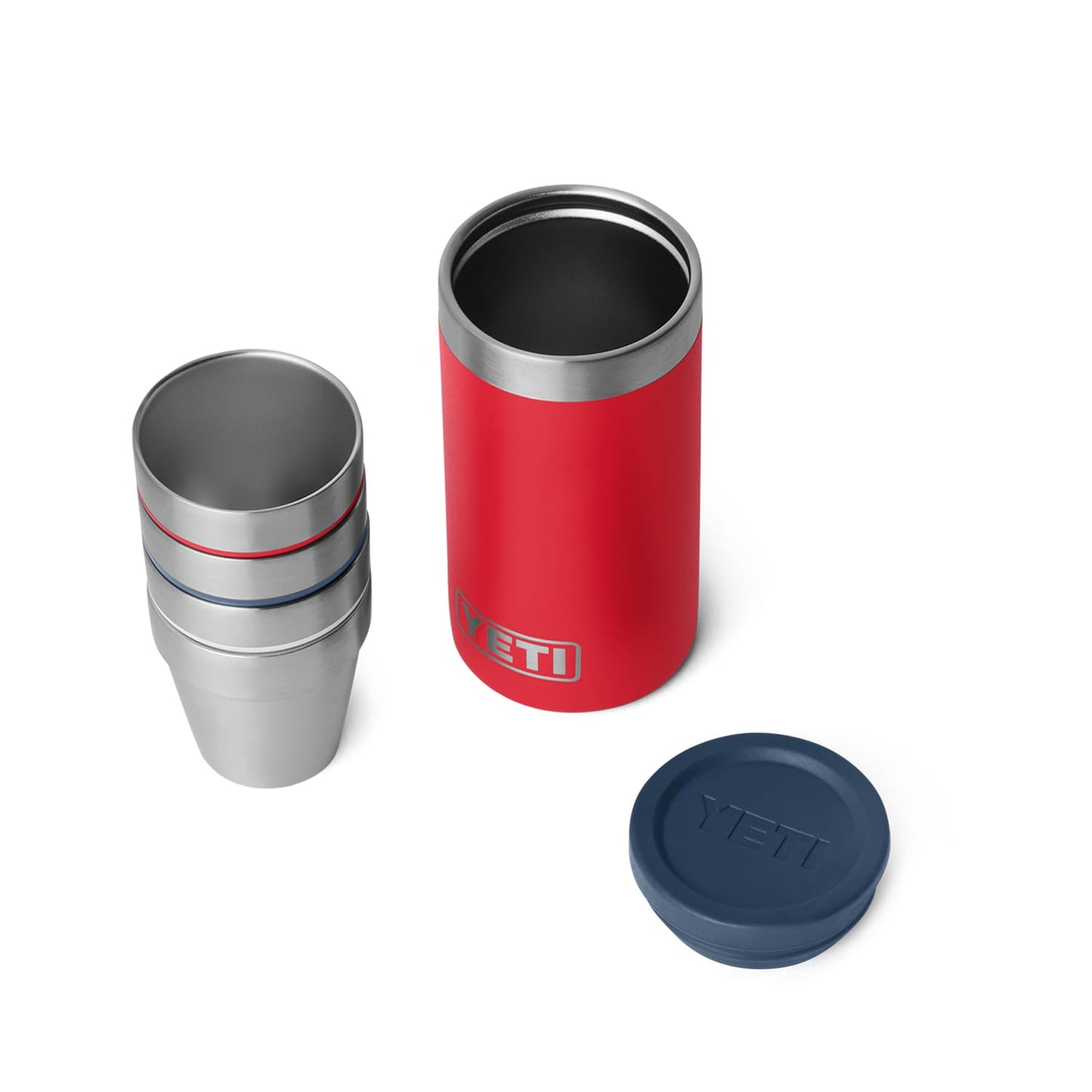 YETI One Size / Red-White-Navy YETI - Red, White & Blue Shot Glasses w/ Carrying Case