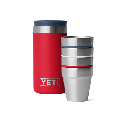 YETI One Size / Red-White-Navy YETI - Red, White & Blue Shot Glasses w/ Carrying Case