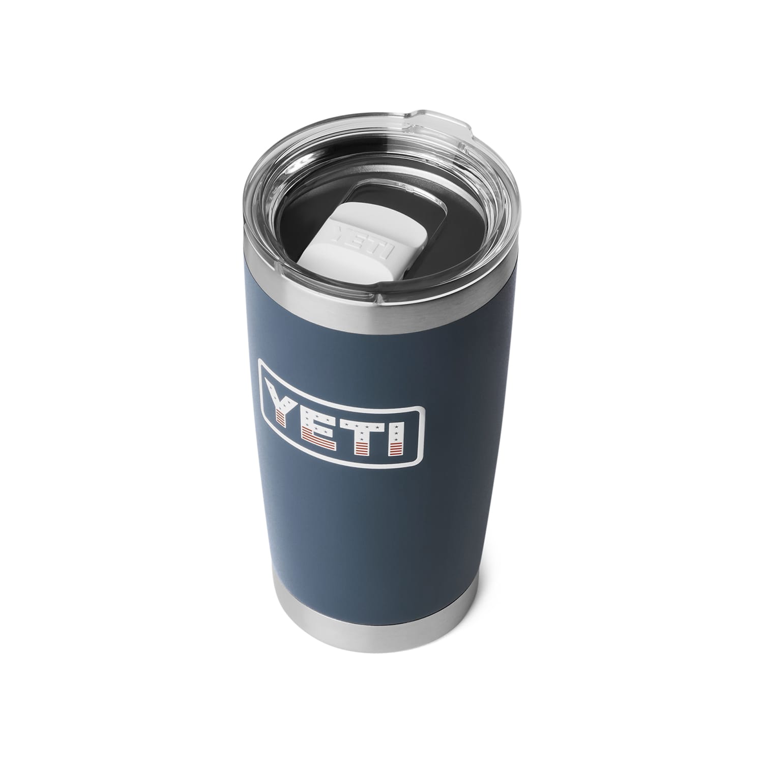 YETI - Red, White & Blue Rambler 20oz Tumbler w/ Magslider Lid