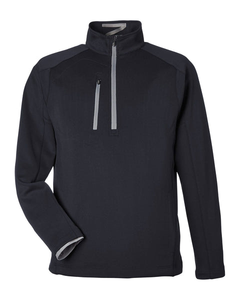 Zero Restriction Layering S / Black/Metallic Silver Zero Restriction - Men's Quarter-Zip Pullover