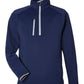 Zero Restriction Layering S / Navy/Metallic Silver Zero Restriction - Men's Quarter-Zip Pullover