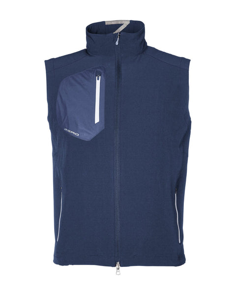 Zero Restriction Outerwear S / Navy Zero Restriction - Men's Full-Zip Vest