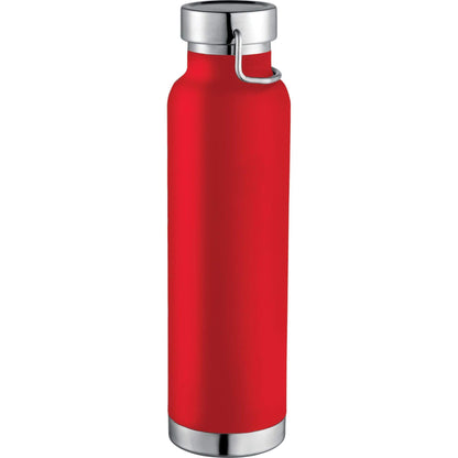 24 piece minimum Accessories 22oz / Red Copper Vacuum Insulated Bottle 22oz