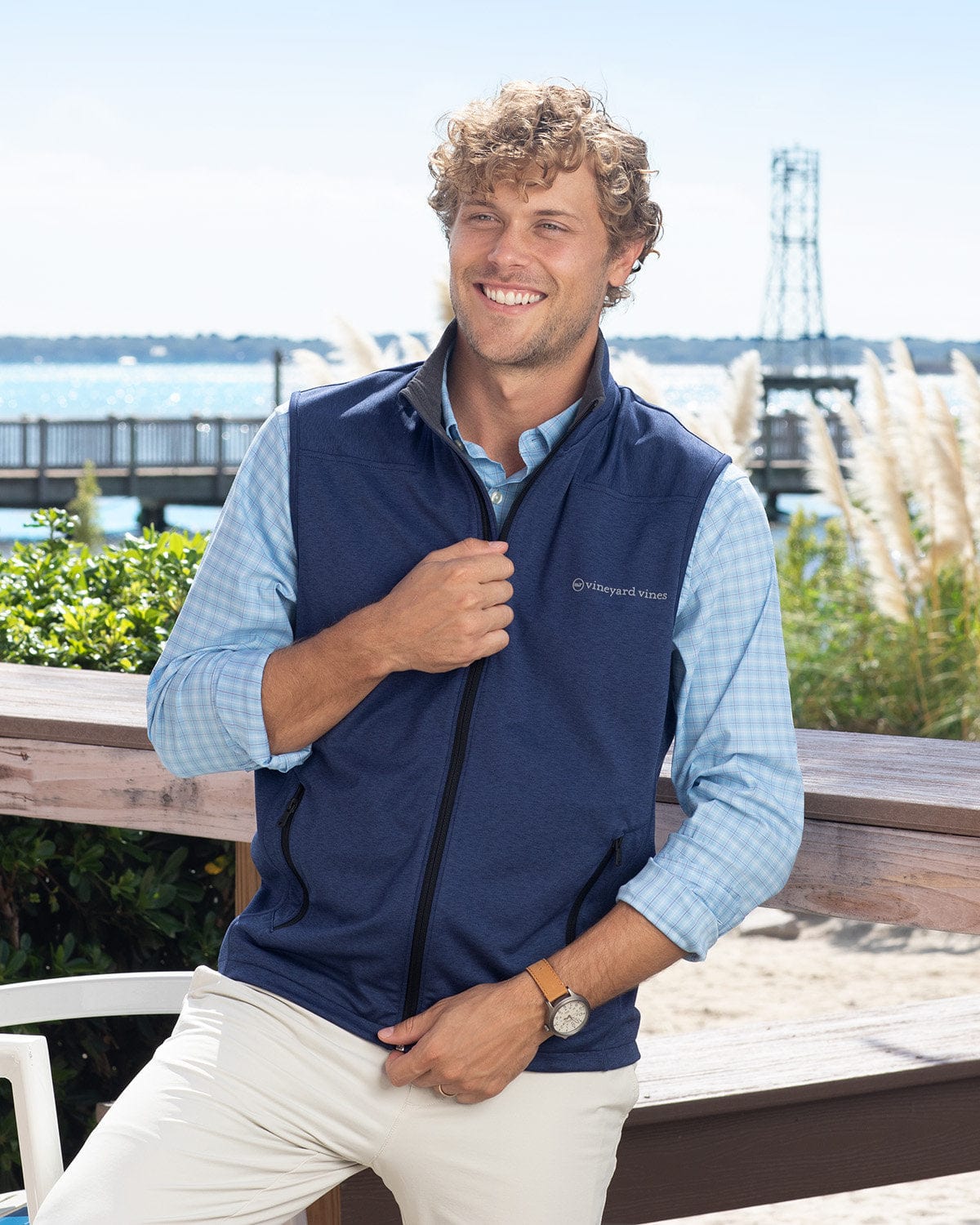 Vineyard Vines - Men's On-The-Go Shep Vest Vineyard Vines - Men's On-The-Go Shep Vest