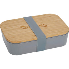60 piece minimum Accessories One size / Grey Lunch Box with Bamboo Fiber Cutting Board Lid