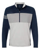adidas Activewear S / Collegiate Navy/Grey Three Heather/Grey Two adidas - Men's 3-Stripes Competition Quarter-Zip Pullover