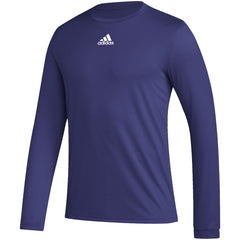 adidas Activewear XS / Team Collegiate Purple/White adidas - Men's Pregame BOS Long Sleeve Tee