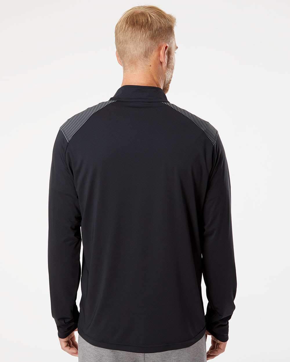 adidas Layering adidas - Men's Shoulder Stripe Quarter-Zip Pullover