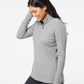 adidas Layering adidas - Women's Lightweight Mélange Quarter-Zip Pullover